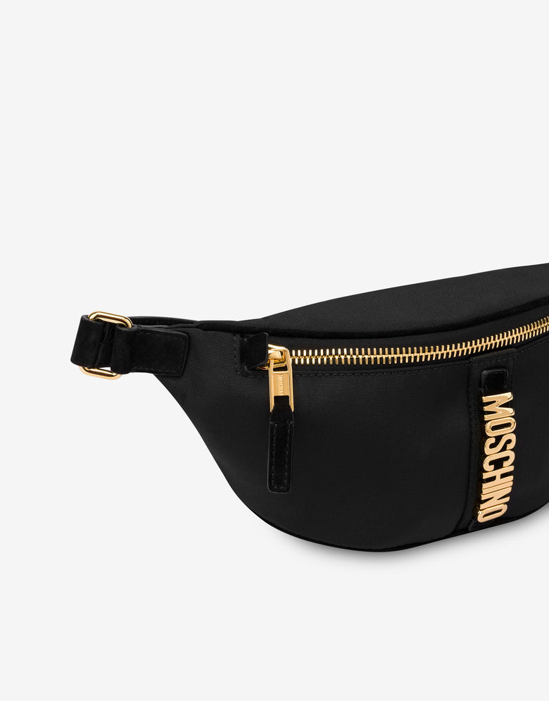 Riñonera de nylon Cordura Negro Moschino 3