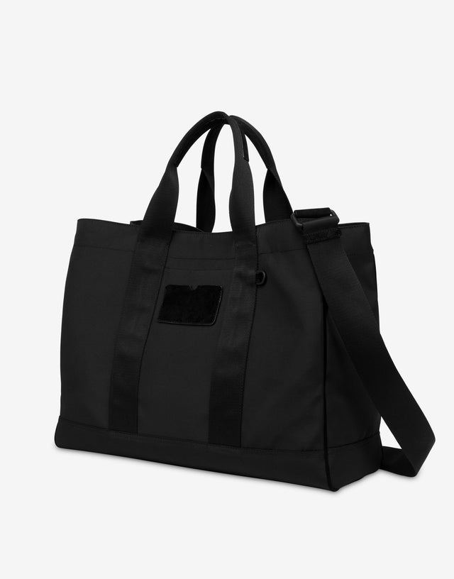 Cordura 尼龙购物袋 黑色 Moschino 1