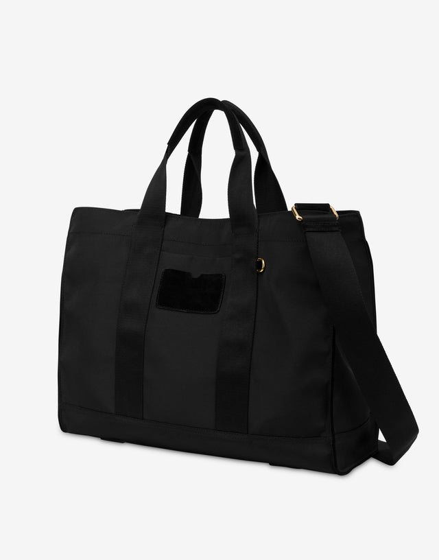 Cordura 尼龙购物袋 黑色 Moschino 1