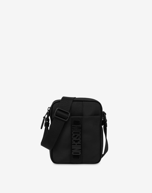 Cordura nylon shoulder bag Black Moschino 0