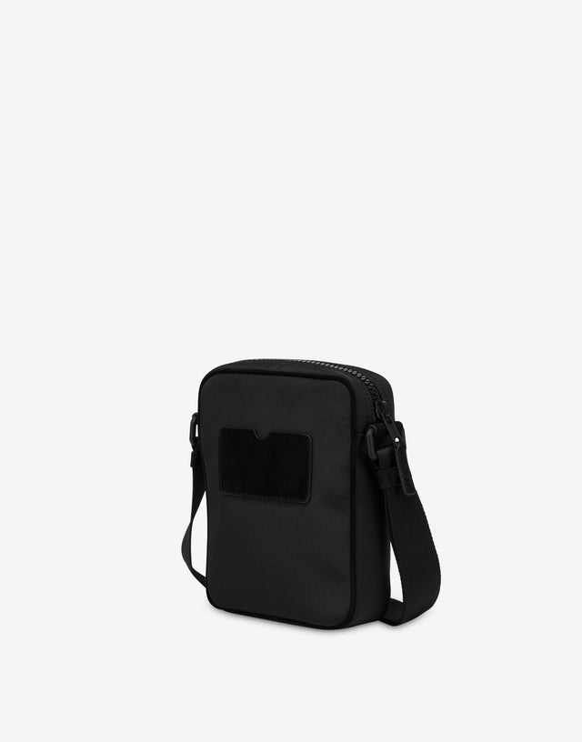 Cordura nylon shoulder bag Black Moschino 1