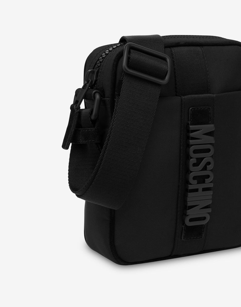 Cordura nylon shoulder bag Black Moschino 3