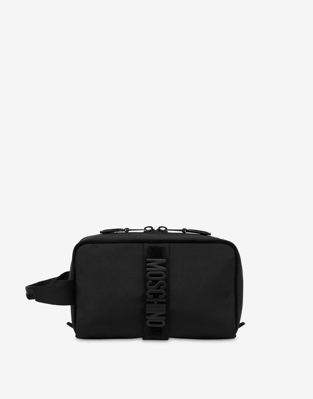 Estuche de nylon Cordura Negro Moschino 0