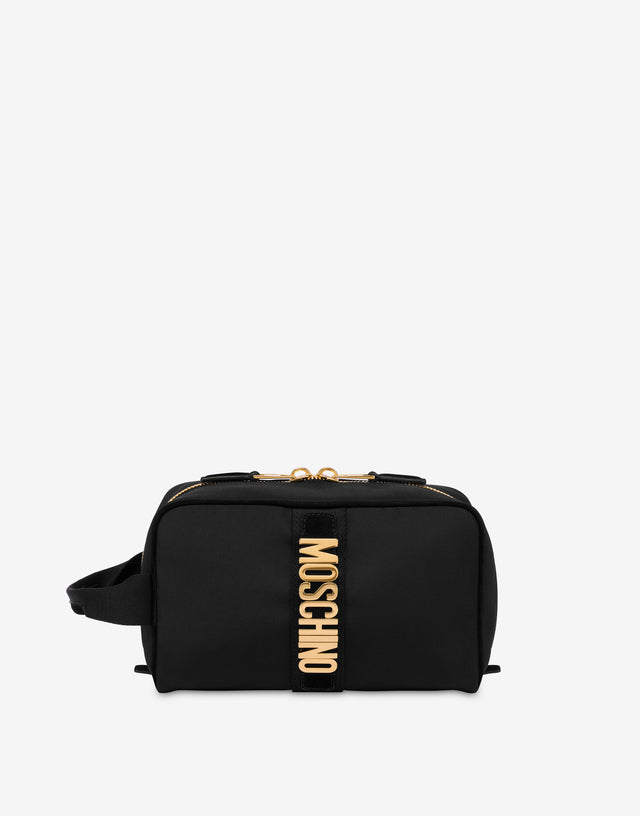 Estuche de nylon Cordura Negro Moschino 0