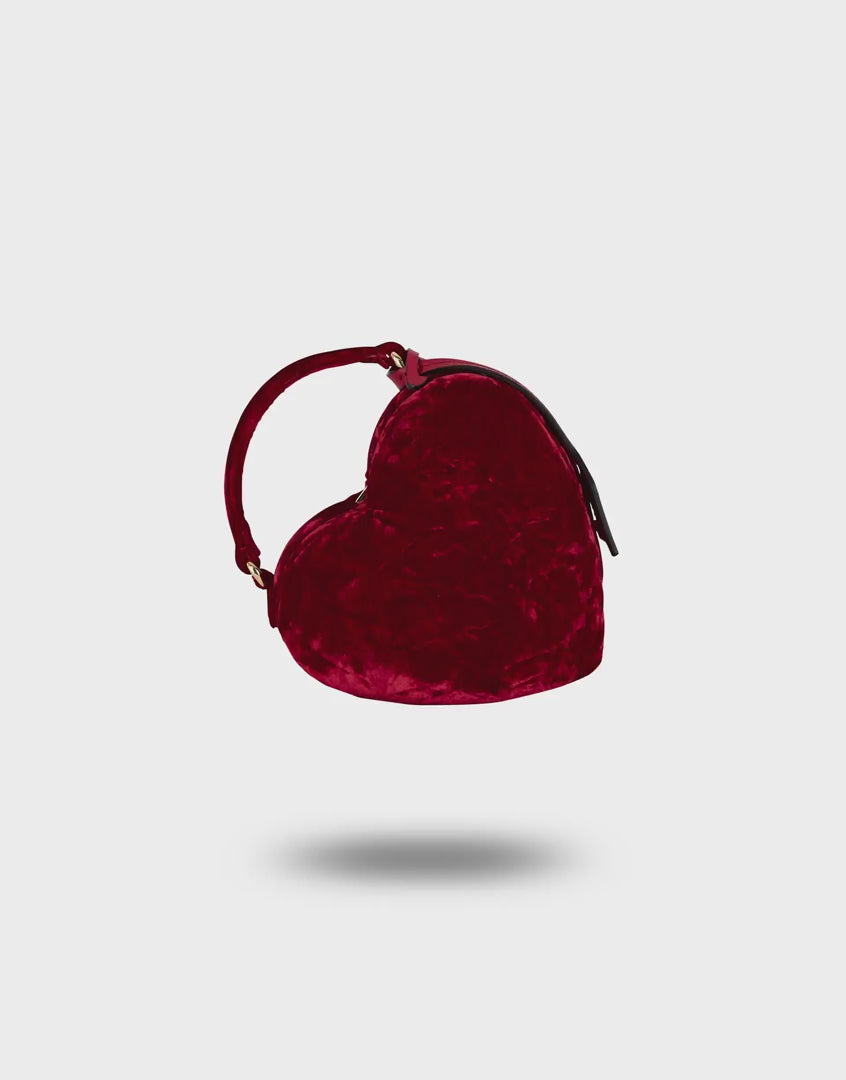 Moschino Love Me bag in velvet | Moschino